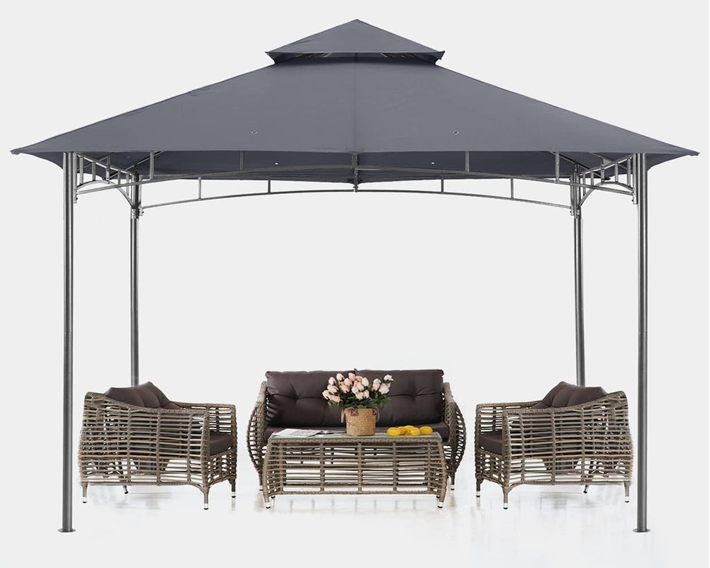 10x12 Dark Gray Outdoor Gazebo Canopy N576