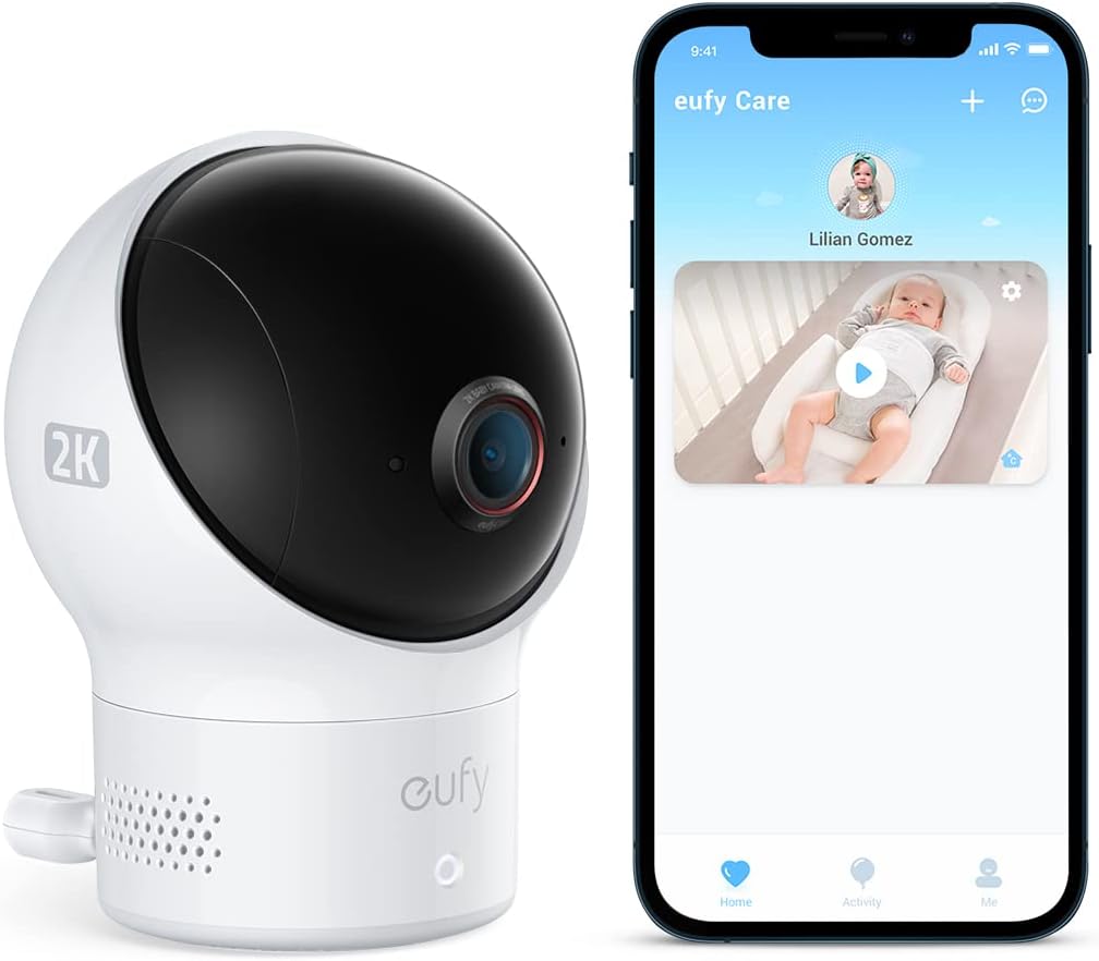 Baby Monitor with Wi-Fi, 2K Resolution, Pan & Tilt, Night Vision S9613