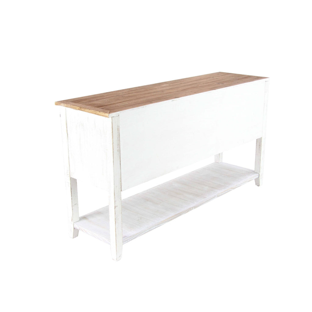 Wood and Metal Console Cabinet Y1364
