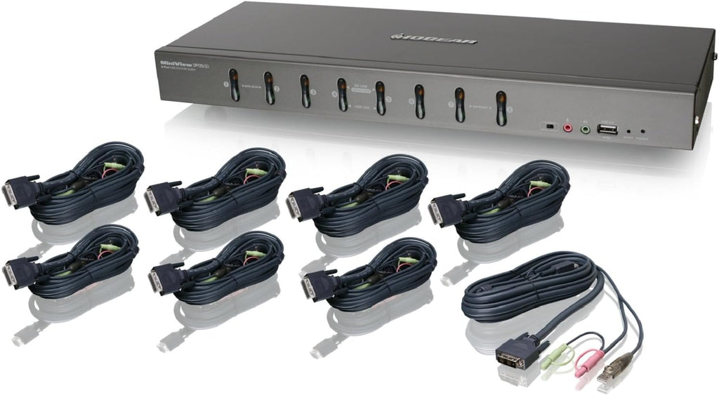 8-Port Rackmount DVI VGA KVMP Switch C853219