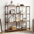 4 Tier Rustic Brown Bookshelf X687566