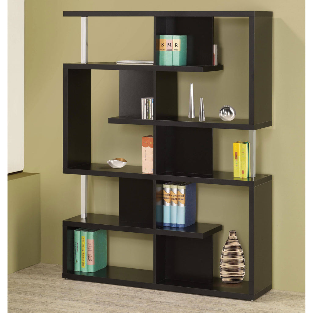 Black Modern Cube Bookcase C9987