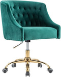 Pink Velvet Adjustable Office Chair D170438