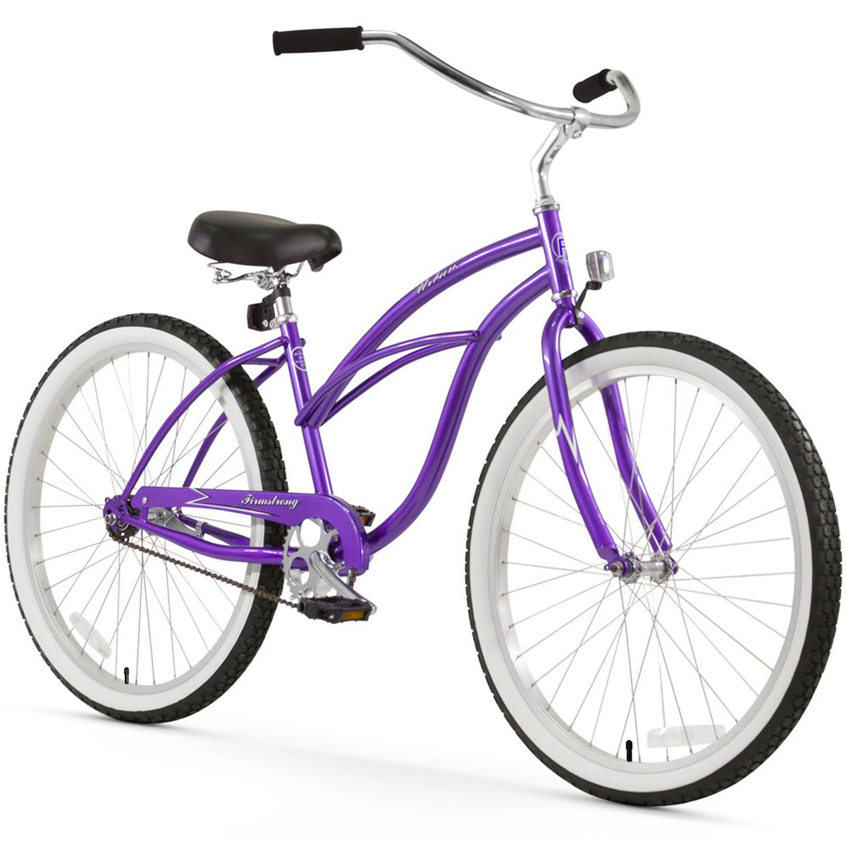 Women's Single Speed 26 White/Pink O800663