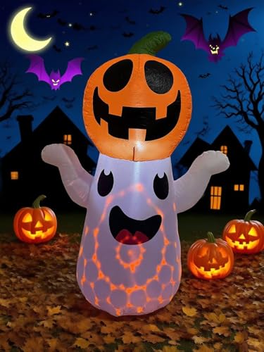 8FT Inflatable Halloween Decoration with Built-in LED Lights E29277