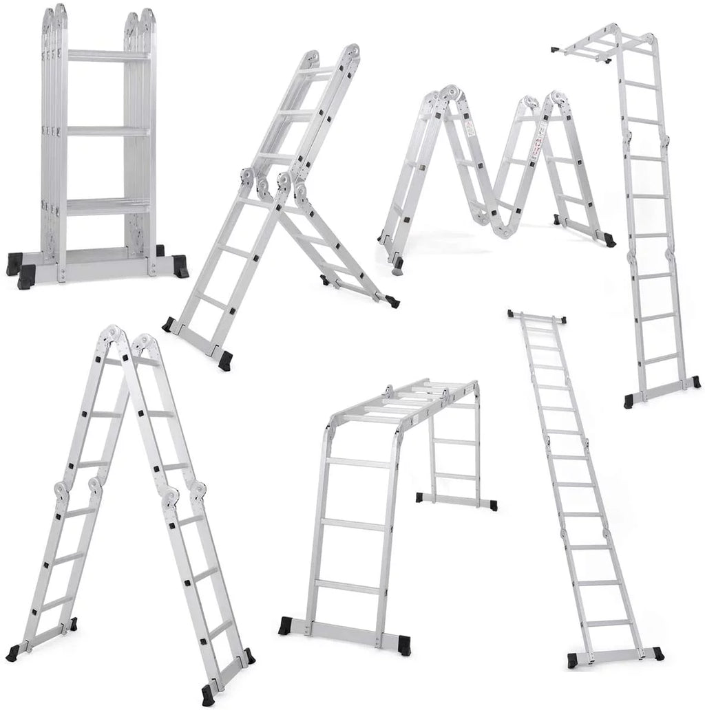 12.5ft 7 in 1 Folding Aluminium Scaffold Ladder A695