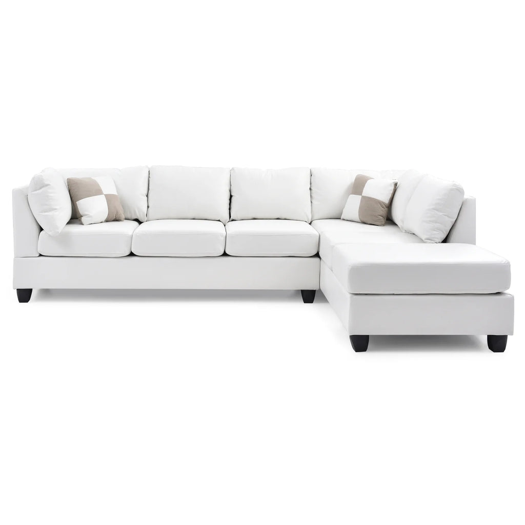 White Sectional G324