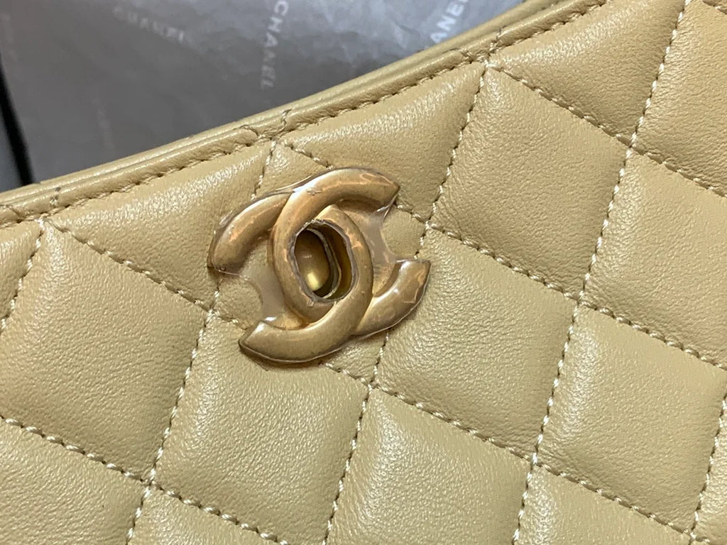 Beige Hobo Handbag S1044