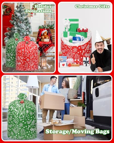 Assorted Sizes 34Pcs Christmas Gift Bags S56626