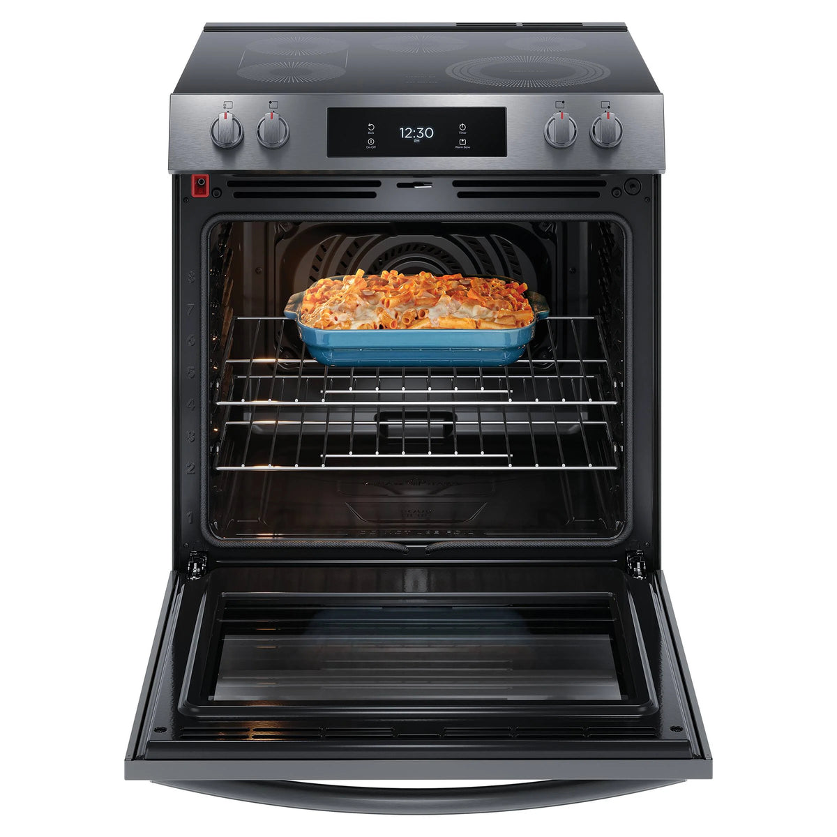 30 In 6.2 Cu Ft Electric Convection 5-Burner Range with Air Fry G20054