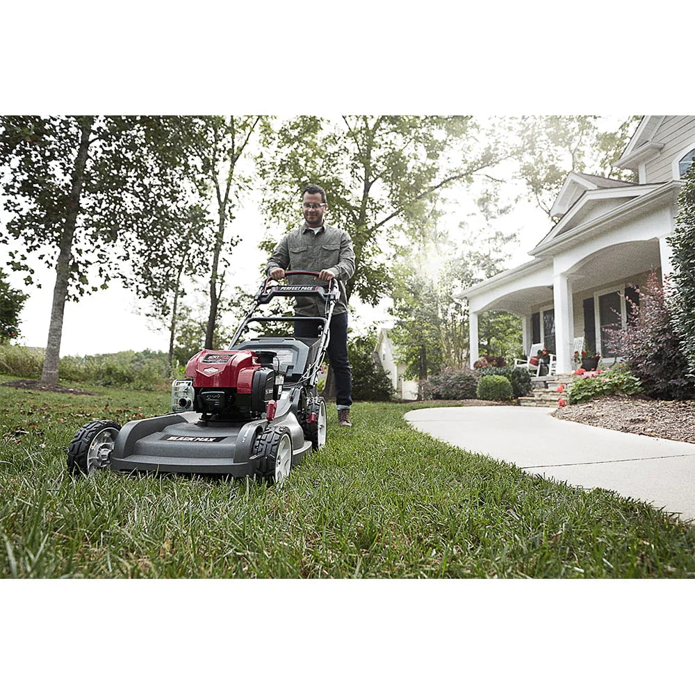 Black 21-inch 3-in-1 Self-Propelled Gas Mower A3703