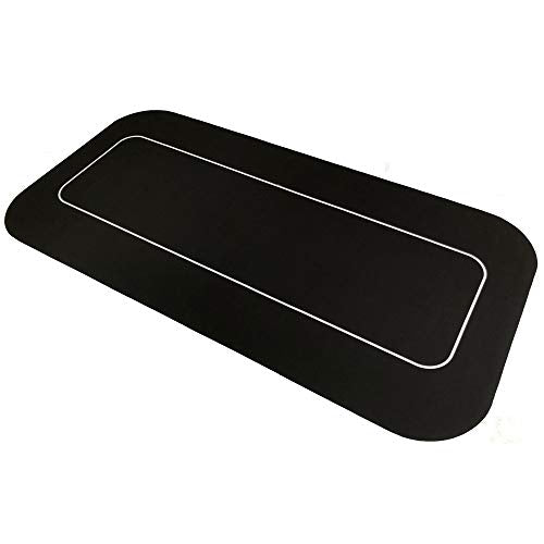 70" x 35" Portable Rectangle Rubber Foam Poker Table Top Z489491