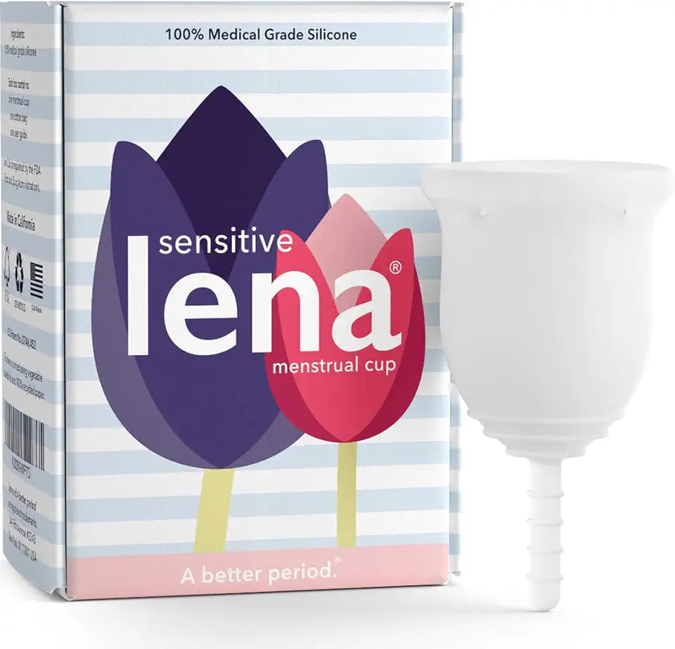 Soft Reusable Silicone Menstrual Cup Small Clear B917