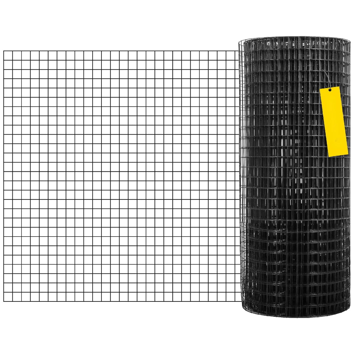 Vinyl Coated Welded Wire Fence 1x1 16 Gauge 36x50' C512