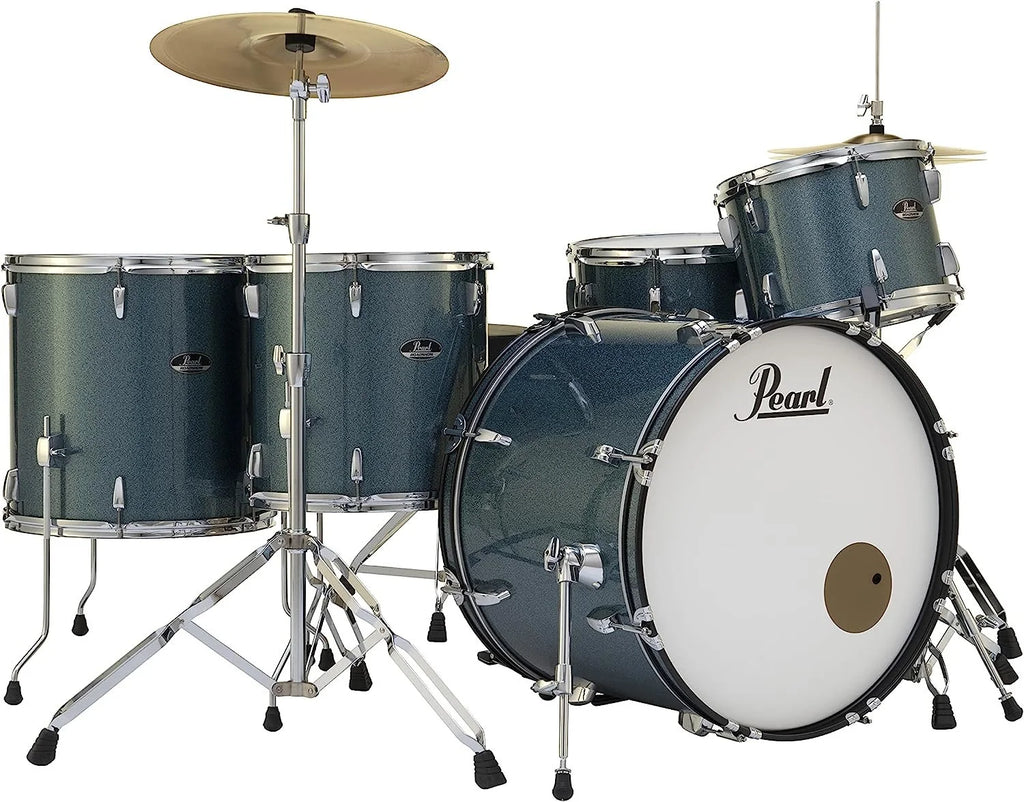 5 Piece Complete Drum Set with Hardware and Cymbals W9342