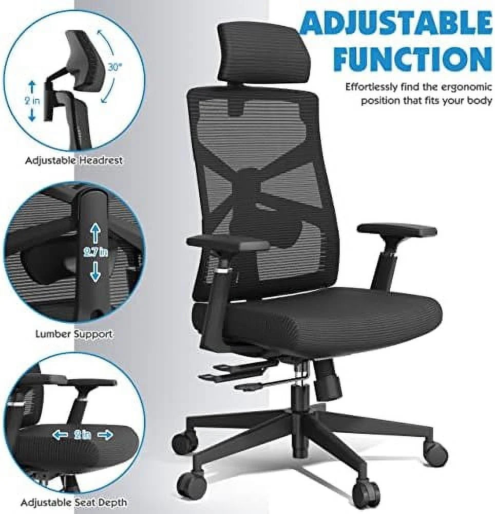 Ergonomic Mesh Office Chair with Lumbar Support M443759