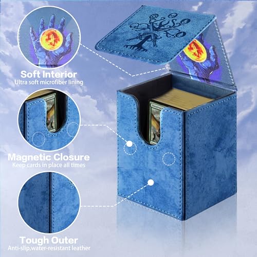 Red Trading Card Storage Box with 10 Dividers V70897