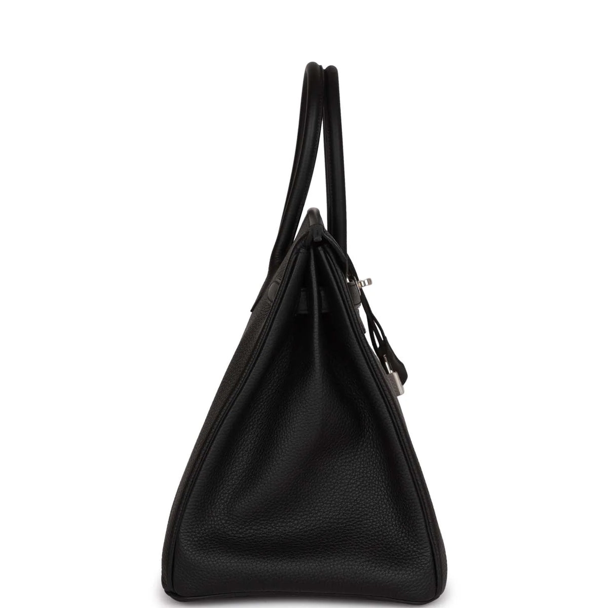 Black 35 Togo Leather Handbag O347