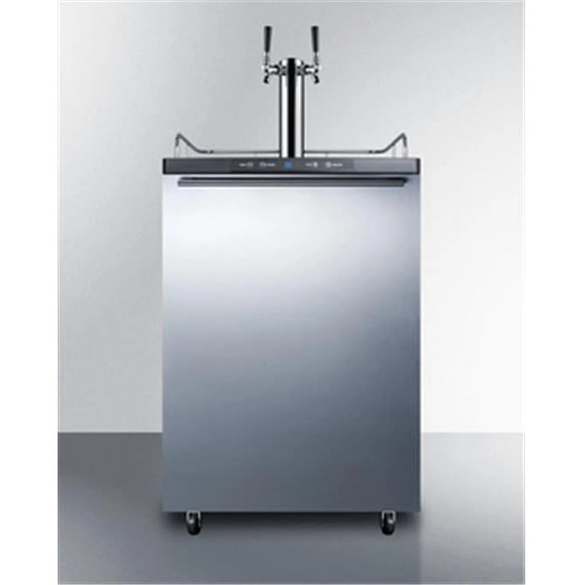 24 Built In Beer Dispenser with Twin Taps D387