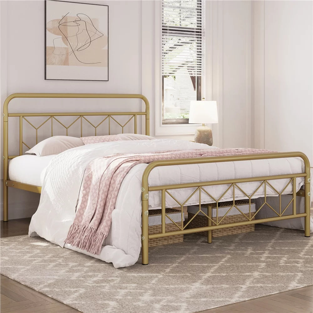 Twin Black Metal Bed Frame M67384