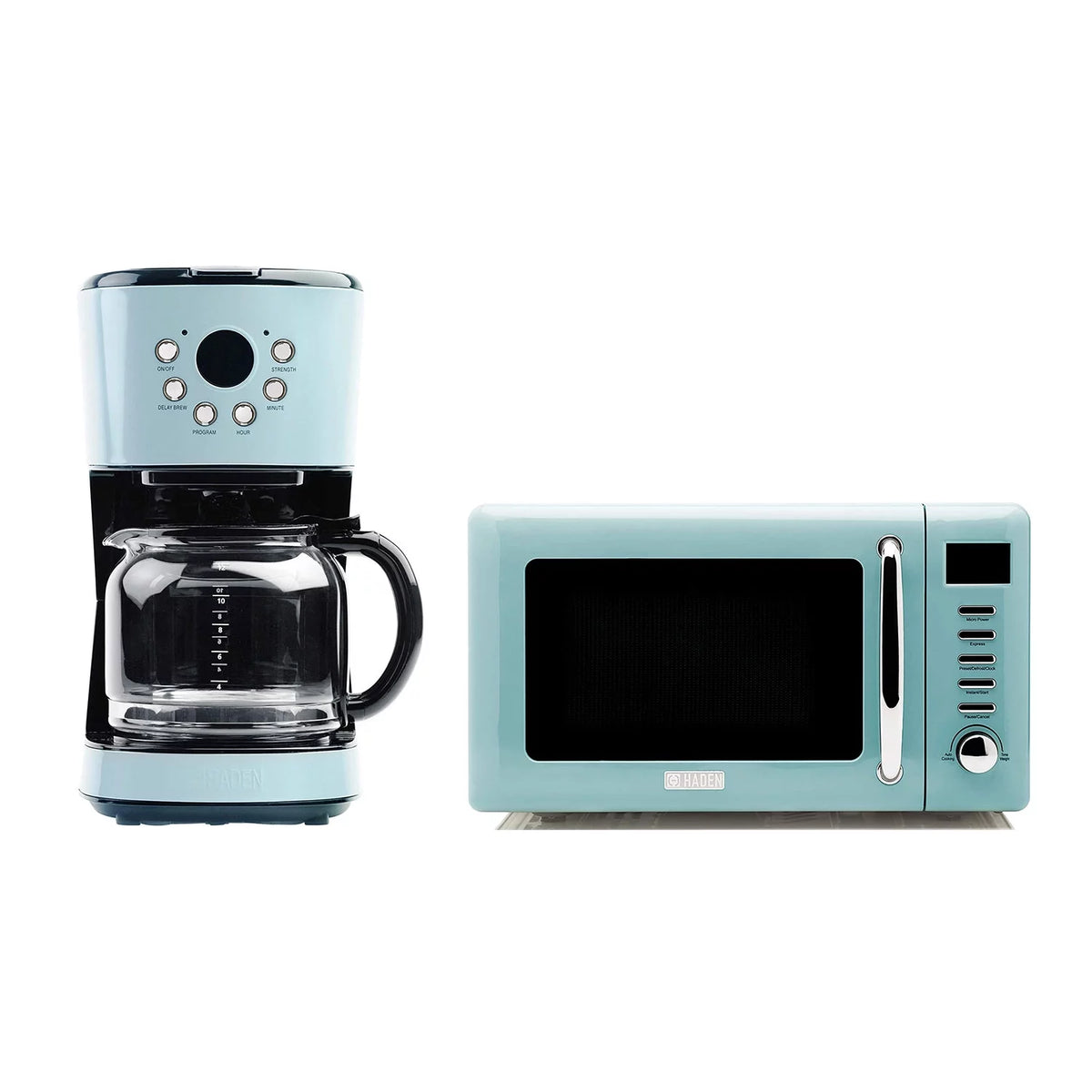 Blue 12 Cup Programmable Coffee Maker Q857