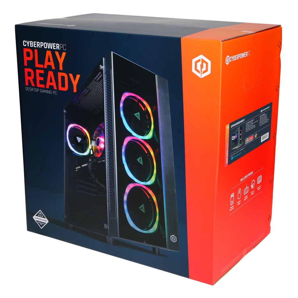 AMD Ryzen 5 5500 16GB 1TB SSD Black Gaming Desktop V7763