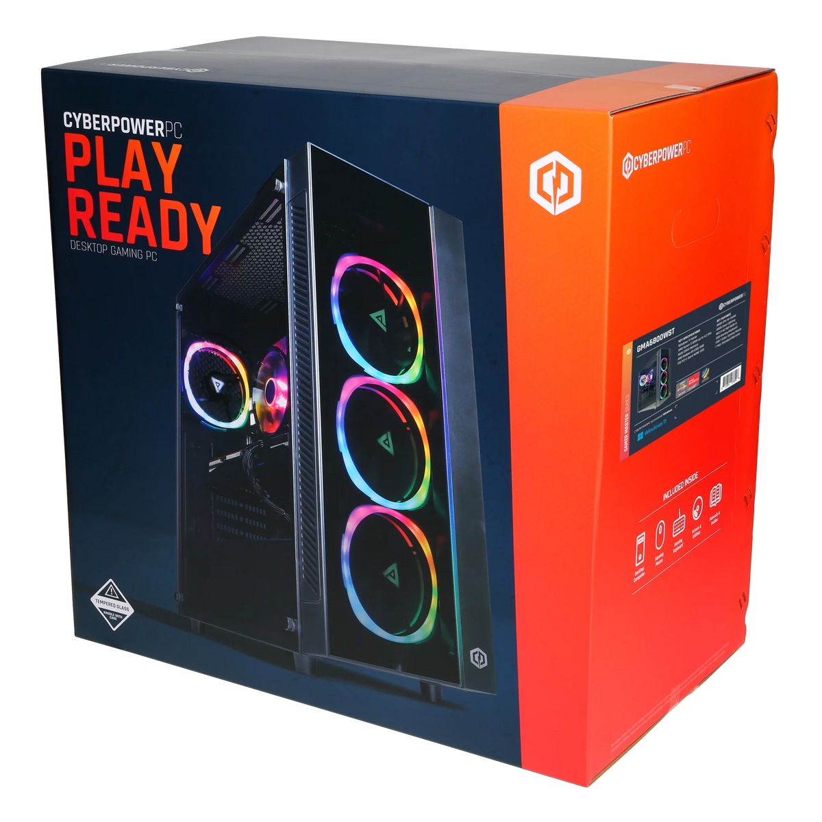 AMD Ryzen 5 5500 16GB 1TB SSD Black Gaming Desktop V7763