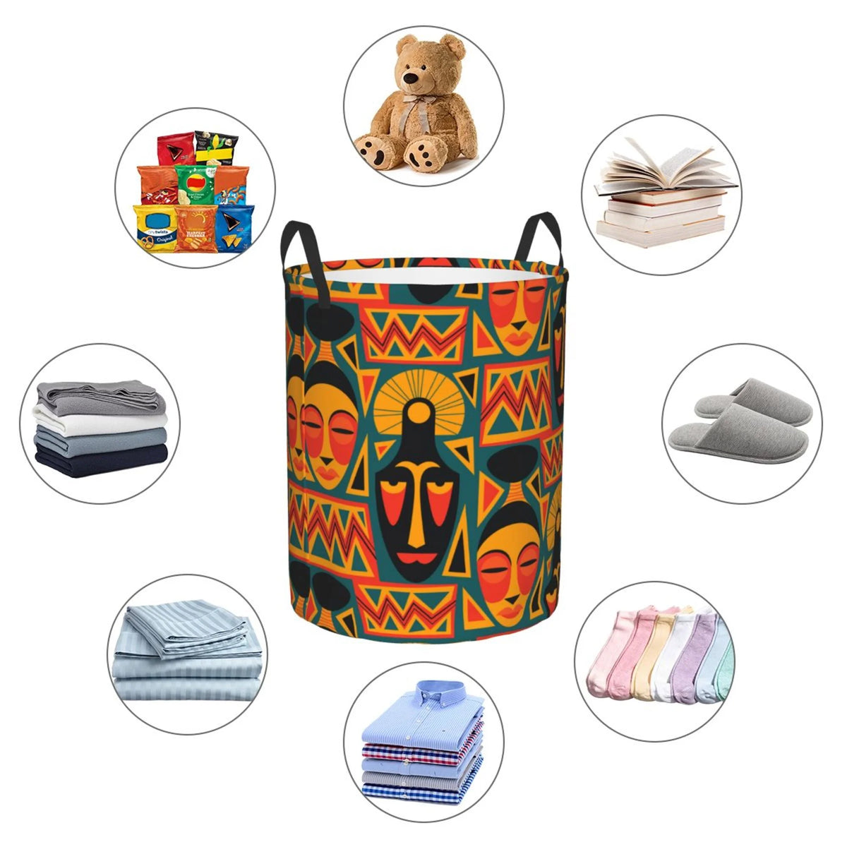 Waterproof Laundry Hamper with Handle X42135