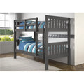 Twin Over Bunk Bed Dark Grey R48683