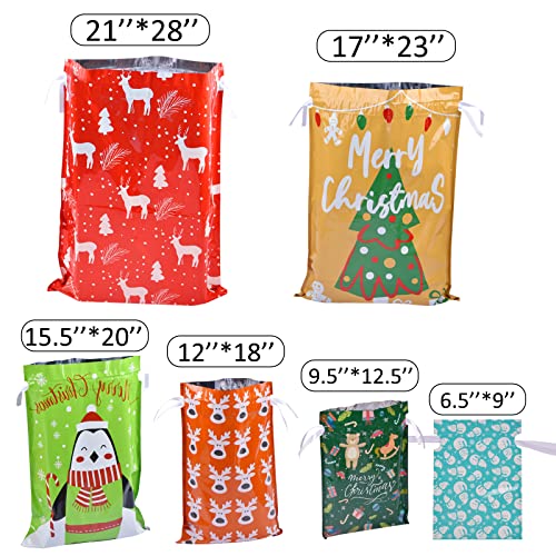 Assorted Sizes 34Pcs Christmas Gift Bags S56626