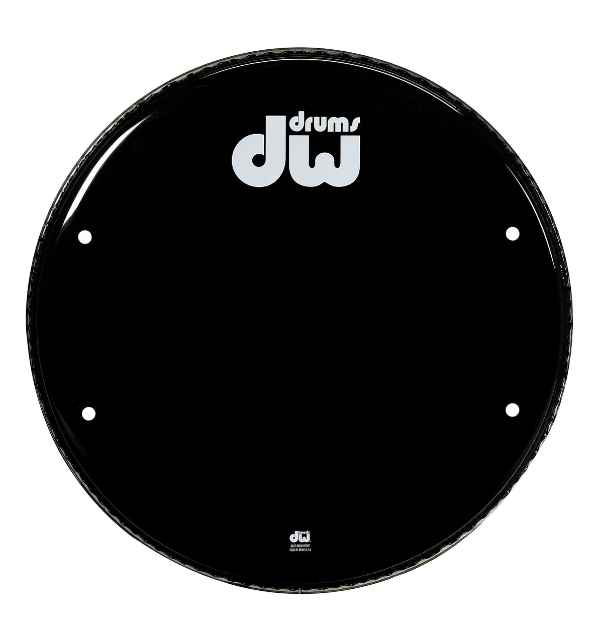 22" Bass Drum Head Gloss Black O348182
