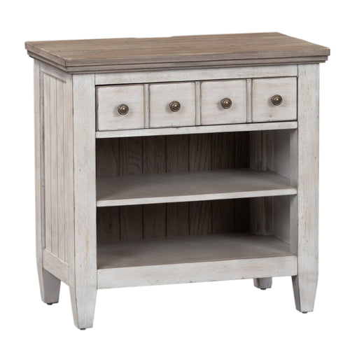 1 Drawer Night Stand with Charging Station Z7659
