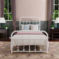 Vintage Queen Metal Platform Bed Frame E8039
