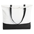 6 Pack Canvas Tote Bags with Zipper O258