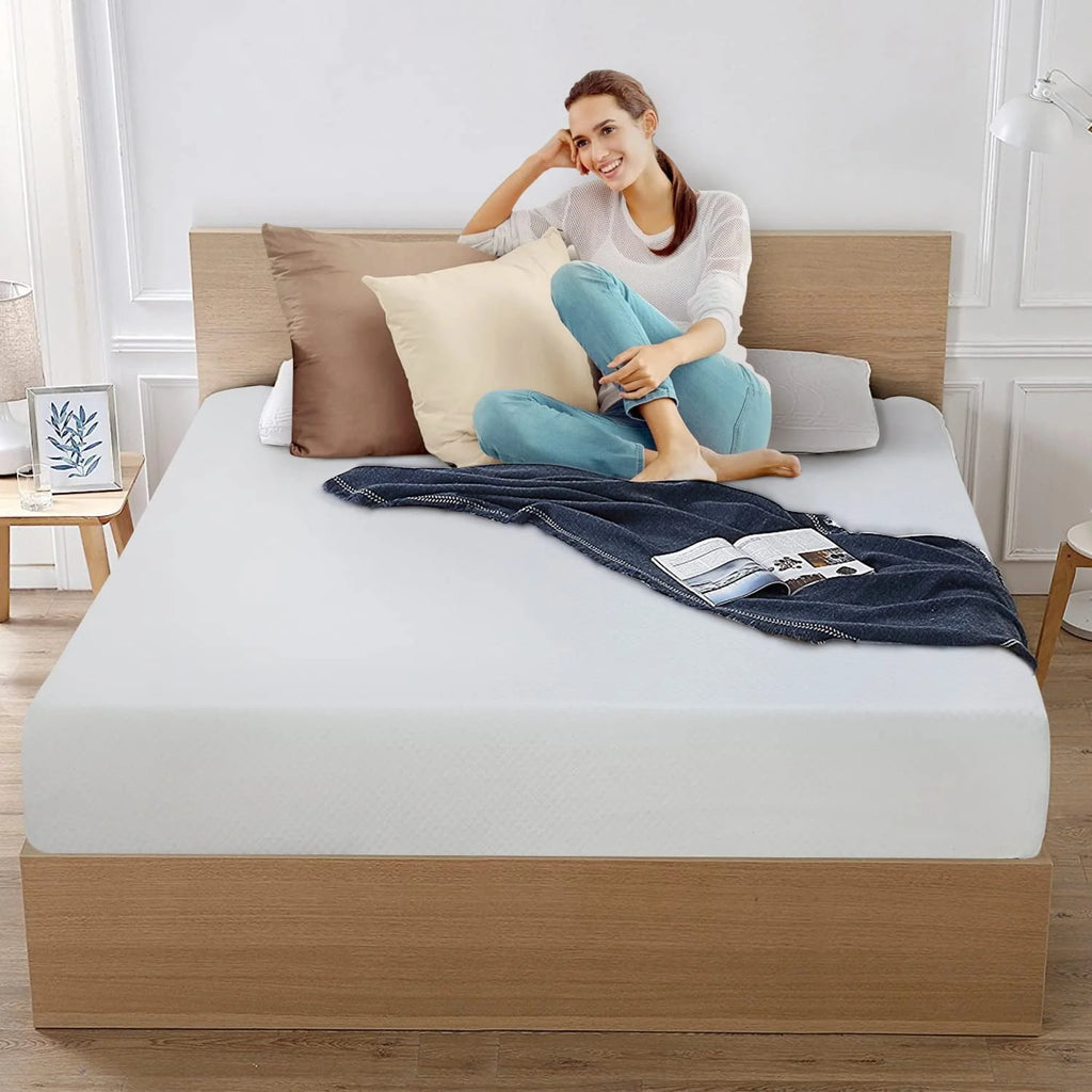 Queen 8 Inch Gel Memory Foam Medium Firm Mattress N35638