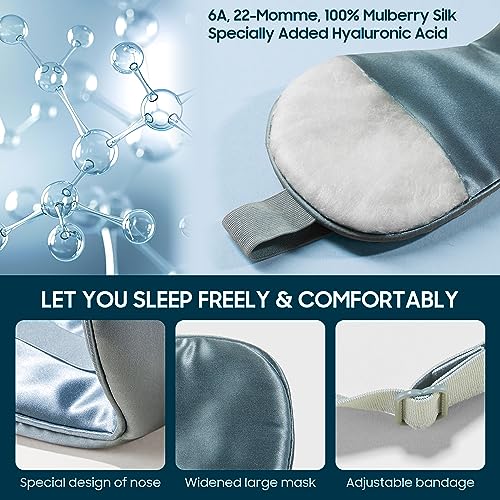 100% Mulberry Silk Sleep Mask Adjustable Strap E594450
