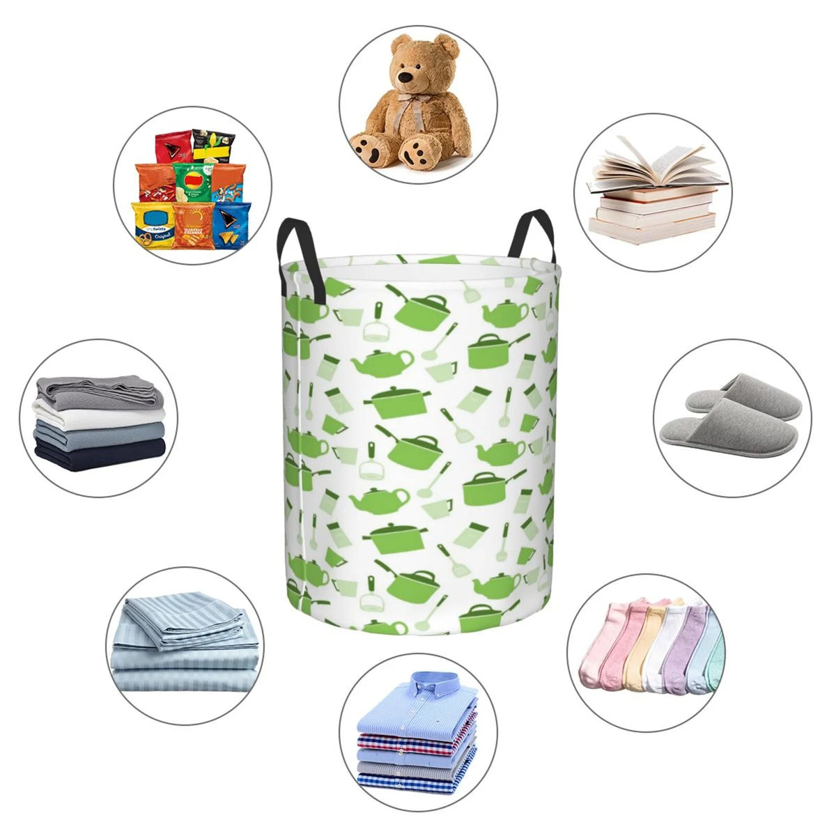 Laundry Hamper With Handles B439564
