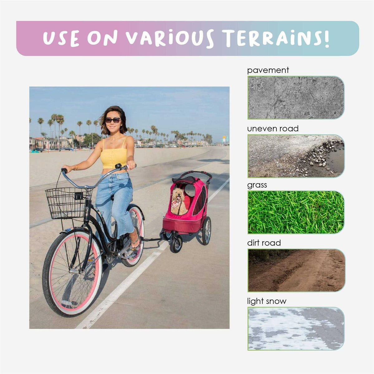 All Terrain Jogger Pet Stroller K80188
