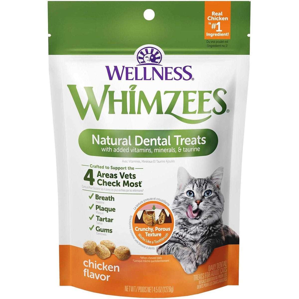 Natural Dental Chicken Cat Treats T337