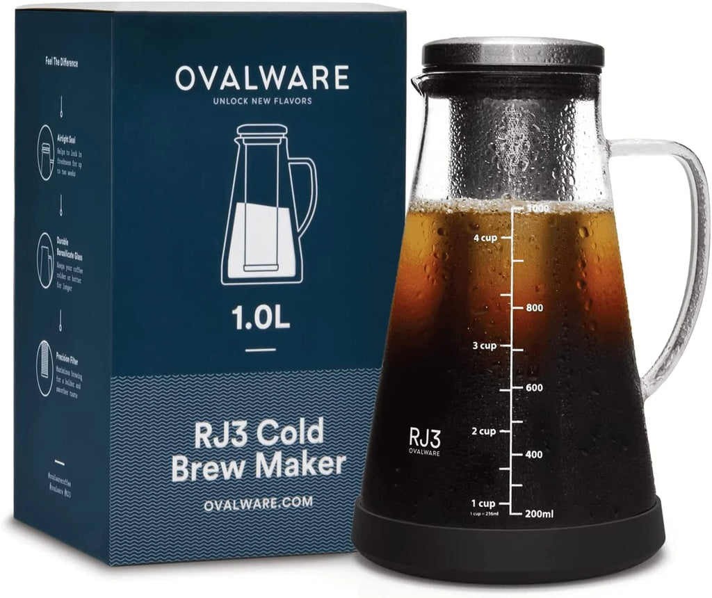 Airtight Cold Brew Iced Coffee Maker & Tea Infuser with Spout L8375