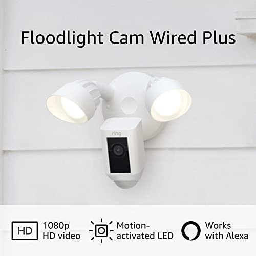Wired Floodlight Cam with 1080p HD Video Q138