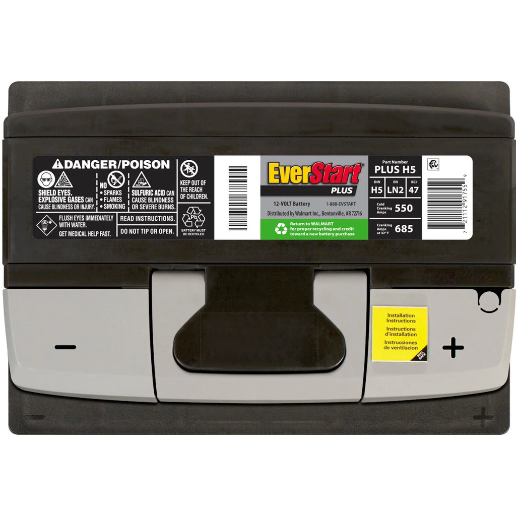 Lead Acid Automotive Battery 12 Volt 550 CCA F5327