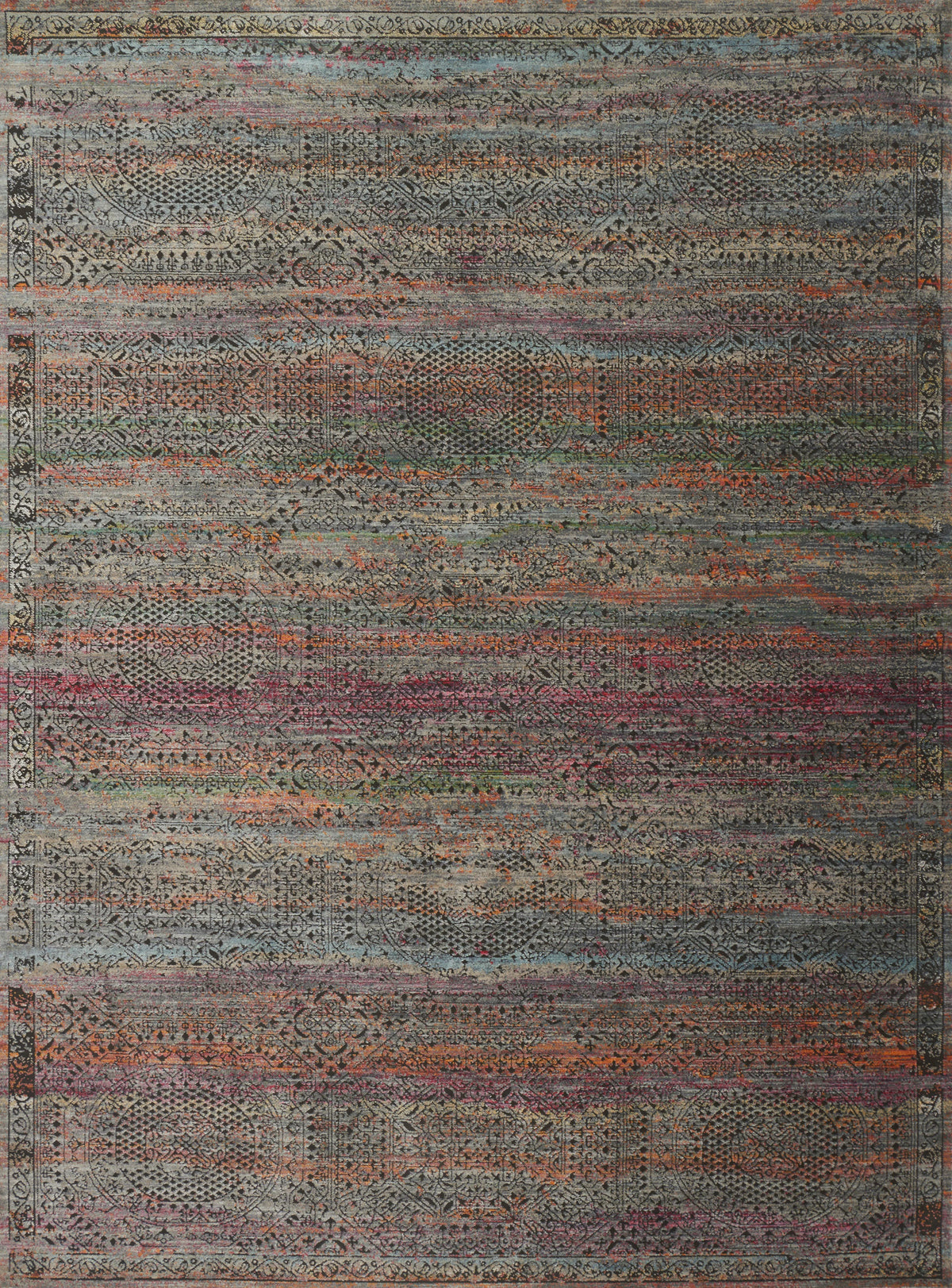 Charcoal 9'6 x 12'6 Rug A3005