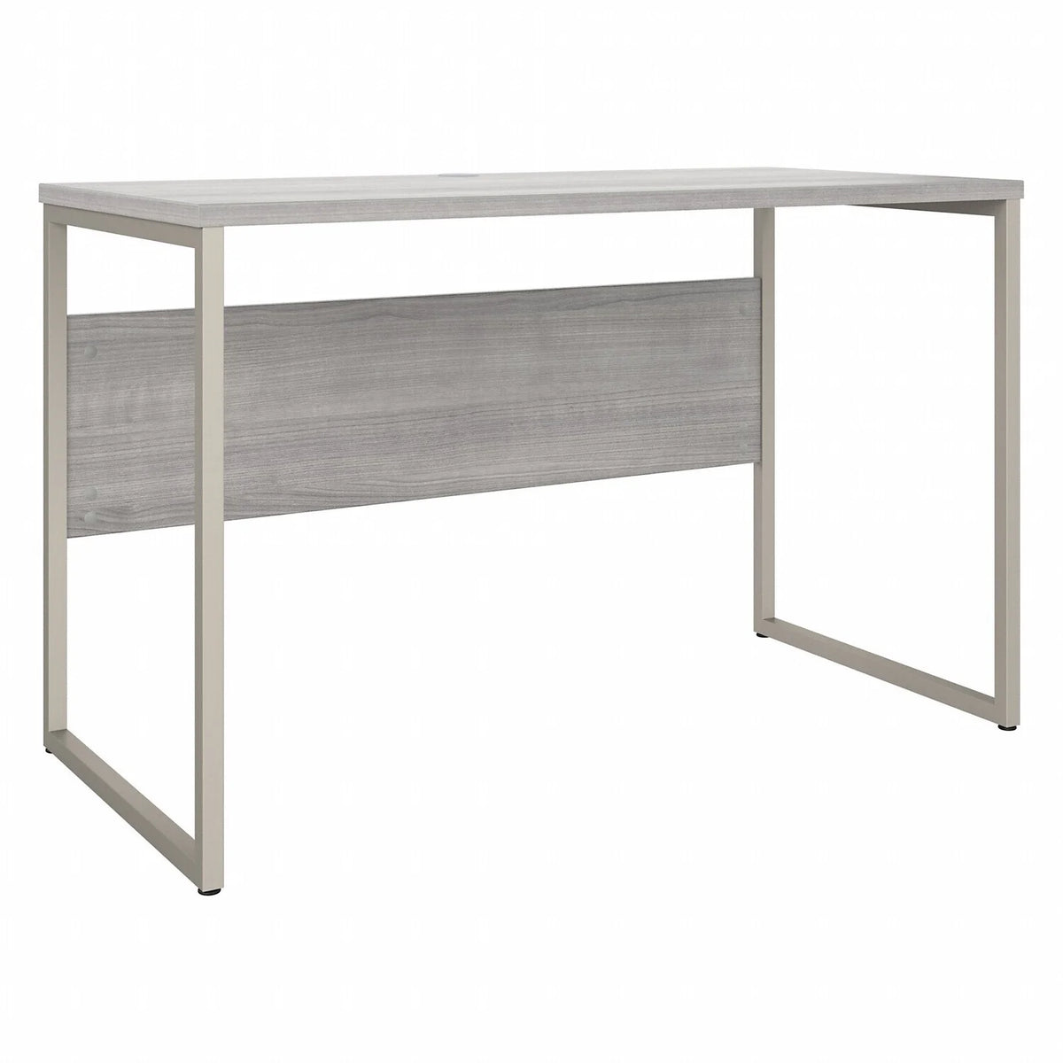 48W X 24D Computer Table Desk with Metal Legs in Platinum Gray G65617