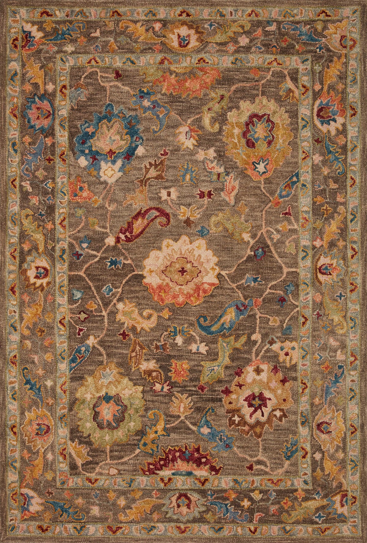 Charcoal Rug 7'9 x 9'9 A230
