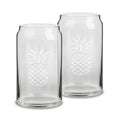 16 oz Beer Can Glass Set of 2 R95507