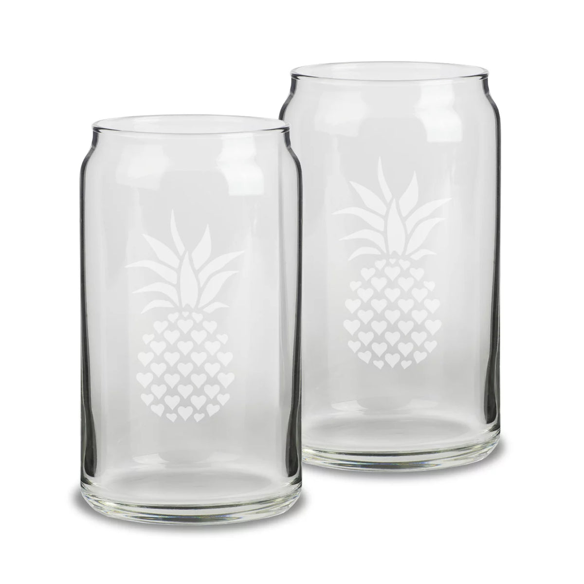 16 oz Beer Can Glass Set of 2 R95507