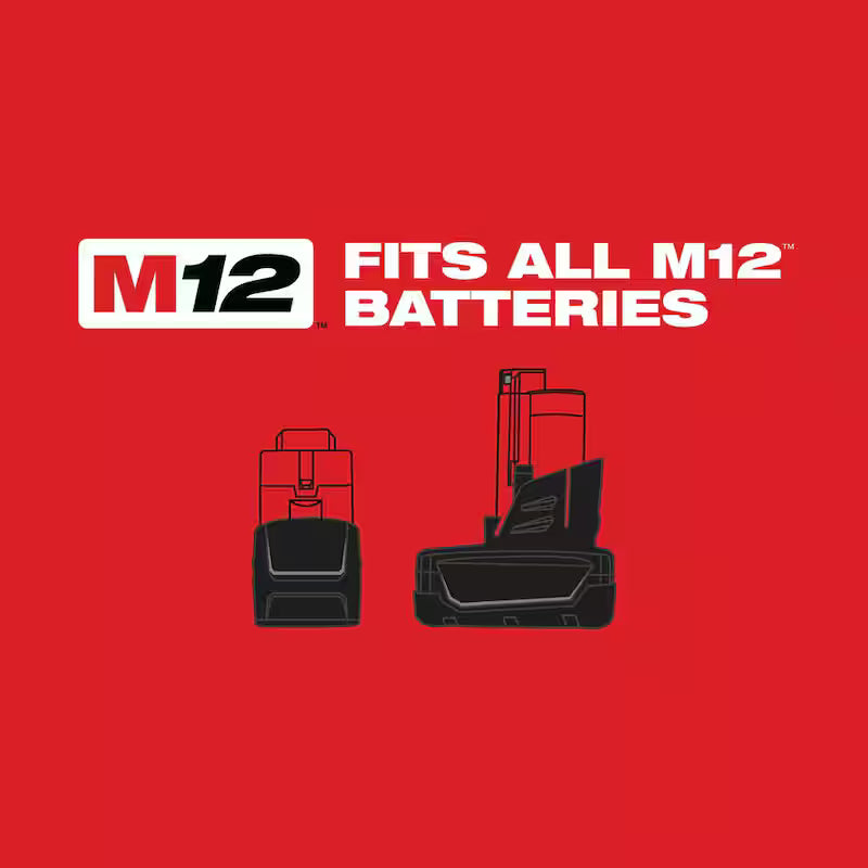 12V Brushless Cordless 1/4 in. and 1/2 in. Impact Wrenches with two 3.0 Ah Batteries P4712