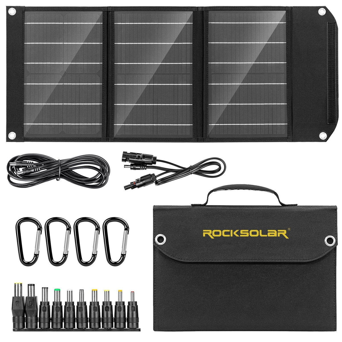 80W Portable Power Station with 30W Foldable Solar Panel P3842