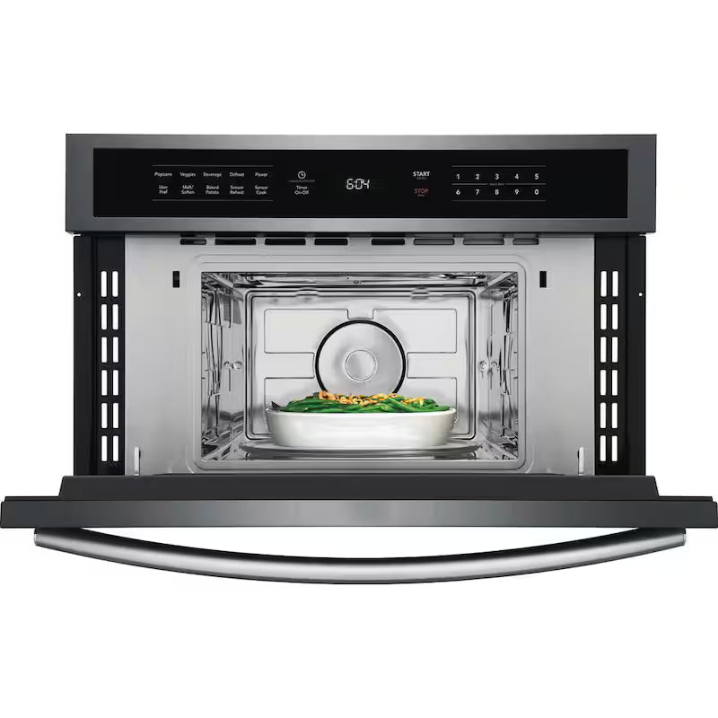 Black Stainless Steel 1.6 cu. ft. Built-In Microwave Oven N81183